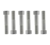 Titanium Bolt for Bicycle M7x20/25/30/32/35/40/43/45/50mm Square Head Hex Socket Screws Park of 6(Titanium,M7x35mm)