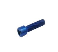 Titanium Bolt M4X10 13.5 15 20mm Allen Key Small Head Screw for Bicycle Rear/front Derailleur H/L Adjustment 1pc(Blue,M4X13.5mm)