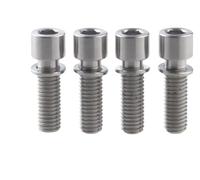 Titanium Bolt M7x20mm Square Head Allen Screw with Washer for Bike Parts Pack of 4