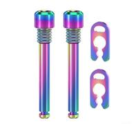 Titanium Brake Pad Pin for XT for xtr, M4 Disc Brake Titanium | Retaining Screw, TC4 Lightweight Caliper Mounting Bolt for Mountain Bike Hydraulic Disc Brakes