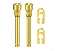 Titanium Brake Pad Pin for XT for xtr, M4 Disc Brake Titanium | Retaining Screw, TC4 Lightweight Caliper Mounting Bolt for Mountain Bike Hydraulic Disc Brakes