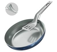 Titanium Ceramic Frying Pan 28cm - PFAS-Free Non Stick Fry Pan for Healthy Cooking, Non Toxic Omelette Pan, Scratch Resistant, Suitable for All Hobs Including Induction, Dishwasher & Oven Safe
