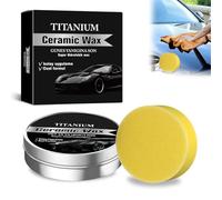 Titanium Ceramic Wax Cream, 2025 Strong Protection Car Coating Polishing Wax, Auto Car Scratch Repair Remover Paste Polish Vehicle Paint Care, Strong Protection Car Coating Polishing (1PCS)