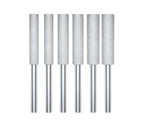 Titanium Chainsaw Sharpening Heads, 6-Piece Set for Gas and Electric Saws | Durable titanium coating, compatible with most chainsaw chains, extends service life, easy installation, for sharpening only
