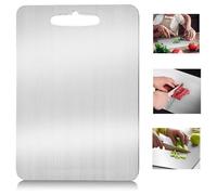 Titanium Chopping Board - Cutting Board, 2025 New Upgrade Titanium Cutting Boards for Kitchen,ChoppingBoard Food Grade for Meat, Fruit, Vegetables, Dishwasher Safe (39X28cm)