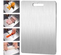 Titanium Chopping Board - Double-Sided Food-Grade Cutting Board for Meats, Fruits, and Vegetables, Easy to Clean and Store