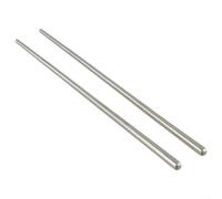 Titanium Chopsticks Set for Camping, Lightweight, Non Slip Design for All For Outdoor Activities (silver)
