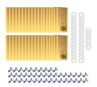 Titanium Coated Blades for Mammotion Luba Yuka Series Robotic Lawnmowers, Heavy Duty Replacement Cutters with Washers and Screws, Durable Garden Mowing Accessories (gold36pcs)