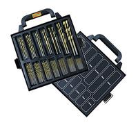 Titanium Coated HSS Drill Bit Set 99 Pc Piece & Case 1.5 - 10mm Plastic Wood Metal Kit