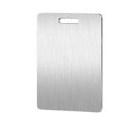 Titanium Cutting Board 100% Pure Titanium Cutting Boards Double Sided Food Grade Cutting Board Dishwasher Easy to Clean Safe Hygiene Durability for Handling Meat and Vegetables Separately (34 * 23)