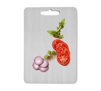 Titanium Cutting Board - 100% Pure Titanium Cuttingg Boards for Kitchen | 304 Double-Sided 304 Stainless Steel Cutting Board | Food Grade in Thickened for Fruits