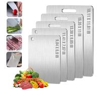 Titanium Cutting Board - 2025 New titanium cutting boards for kitchen,Double-Sided Food Grade Cutting Board,Chopping Board Cutting Mat for Meat Fruit & Vegetable-1 pc.Small (11.41x7.67in)