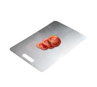 Titanium Cutting Board | 304 Stainless Steel Cutting Chopping Board for Meat Cheese Vegetable Fruit Baking Pastry | The Original Flavor of The Ingredients,Easy to Clean & Can Be Hung