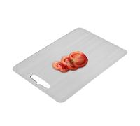 Titanium Cutting Board - 304 Stainless Steel Lightweight Chopping Board Design | Durable Camping Cutting Boaard with Scratch-Resistant | Travel Cuttiing Boarrd for Outdoor Cooking, Hiking