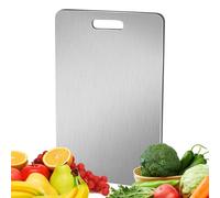 Titanium Cutting Board, Chopping Mat, Kitchen Prep, Gray, Double Sided Texture, Hangable Compact Design, Ideal for Cooking Home RV Camping Picnic Wedding Outdoor Use, Long Lasting
