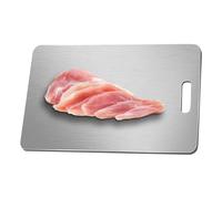 Titanium Cutting Board, Chopping Mat, Kitchen Prep, Gray, Double Sided Texture, Hangable Compact Design, Ideal for Cooking Home RV Camping Picnic Wedding Outdoor Use, Long Lasting