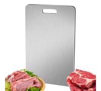 Titanium Cutting Board, Chopping Mat, Kitchen Prep, Gray, Double Sided Texture, Hangable Compact Design, Ideal for Cooking Home RV Camping Picnic Wedding Outdoor Use, Long Lasting