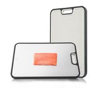 Titanium Cutting Board for Kitchen, Double Side Large Cutting Board for Meats, Fruits and Vegetables, Chopping Board with with Juice Groove, 38.5x26.5cm