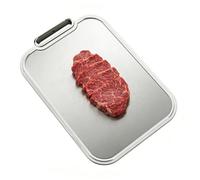 Titanium Cutting Boards for Kitchen | Double Sided | Meat Cutting Board | Non-Slip Mat Gadget, Meat, Steak, Bread, Charcuterie, Fruit, Vegetable, Meal Prep, Home, Countertop