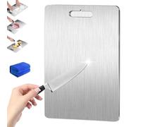 Titanium Cutting Boards for Kitchen, Durable and Keeps Microplastics Far from Your Food, Dishwasher Cleaning, for Cutting Meat Vegetable Fruit (28 * 39CM)