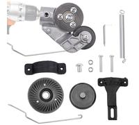 Titanium Drill Nibbler Sheet Metal Cutting Tool, Drill Nibbler Sheet Metal Cutter Attachment Electric Drilling Shears Attachment for White Sheets Copper Iron Steel Aluminum