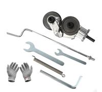 Titanium Drill Nibbler Sheet Metal Cutting Tool, Electric Drill Attachment Cutter Shear for Steel, Aluminum, Copper & Vinyl, Universal Fit, Smooth No-Spark No-Burr Cutting for Metalwork (Dedicated)