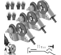 Titanium Drill Nibbler Sheet Metal Cutting Tool, Electric Drill Shears Attachment Cutter Nibbler, Drill Nibbler Attachment with Adapter for Iron, White Sheet, Steel, Copper, Aluminum (3PCS)