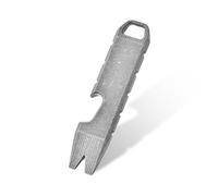 Titanium EDC Pry Bar,Mini Pry Bar EDC Multi Tool with Bottle Opener Wrench for Outdoor Multi Tool Camping Accessories