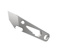 Titanium EDC Pry Bar Multitool, Mini Keychain Prybar, 5-in-1 Pocket Crowbar Tool for Everyday Carry, Pocket Screwdriver, Ruler, Bottle & Box Opener (1 Pcs)