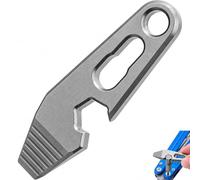 Titanium EDC Pry Bar, Prybar Keyring Multi Tool Screwdriver Keychain | Bottle Opener & Flathead Screwdriver for Outdoor Camping & Adventure, Pry Bar EDC, EDC Tool, Box Opener, Gerber
