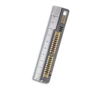 Titanium EDC Ruler with Copper Core, Magnetic Alignment, Adjustable Wrench & Logarithmic Scale, Telescopic Design for Engineers