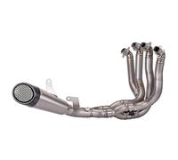 Titanium Exhaust Header Tube Muffler Front Pipe For NINJA For H2 2015-2023 For H2 For H2R modification complete system slip on exhaust