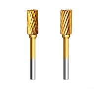 Titanium for carbide Rotary Burr Set 10pcs Double for Metal Wood - 3mm Shank Die Grinder Bits UK(A)