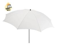 Titanium Frame Parasol Fare Blanc 180 cm