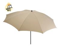 Titanium Frame Parasol Fare Blanc 180 cm