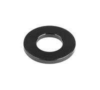 Titanium gasket M3 M4 M5 M6 M7 M8 M10 M12 M14 bicycle motorcycle flat gasket 1 piece(Black,M7)