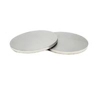 Titanium GR2 Metal Sheet Round Sheet Solid Titanium Disc Select Size (3mm x 50mm - 2pcs)