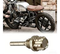 Titanium Hex Oil Dipstick for Track and Street Use(Titanium) | Hexagonal head design, for plum shape style, aluminum alloy build, direct for fit installation, enhances engine look