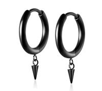 Titanium Huggie Hoop Earrings Hypoallergenic Nickel Free Hinged Sleeper Earrings for Sensitive Skin Cartilage Helix Lobes, S, Titanium, No Gemstone
