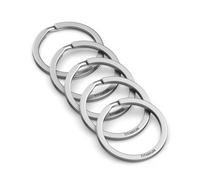 Titanium Key Rings 3 Sizes in the Practical Key Rings Set Suitable for Camping, Hiking and Outdoor Activities and Daily Life (5 * 0.71in)