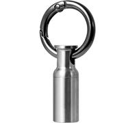 Titanium Keychain Pill Holder,Portable Mini Pill Case, Waterproof Small Pill Container,Mental Pill Box for Travel Purse Camp