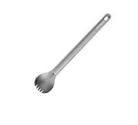 Titanium Long Handle Spork Ultra Lighweight Camping Outdoor Cookware Utensils Light Weight Titanium Tableware Picnic Hiking Utensils Spoon Fork Outdoor EDC Travel Supplies
