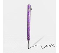 Titanium Magnetic EMR Stylus for E-Ink Devices, Retractable Magnetic Digital Pen with Precision Fine Tip, Lightweight Writing Pen Compatible with reMarkable 2, Kindle Scribe, BOOX, Supernote, Purple