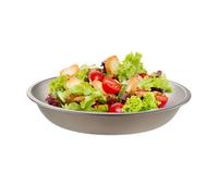 Titanium - Metal Plates, Stackable Kitchen Utensils | Simplified Cleaning of Light Kitchen Vessels Storage of Dishes with Easy Water Rinse, Soup Bowl