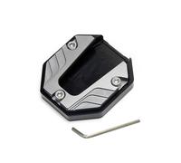 (titanium) Motorcycle Kickstand Motorbike Side Kick Stand Pad Parking Plate Base Foot Extension Pad Large Foot Pad Side Stand Foot