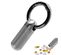 Titanium Pill Bottle,Titanium Pill Container,Have Your Medicine With This Titanium Pill Box.Its Convenient Size And Light Weight Portable Pill Container,Pill Organizer