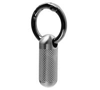 Titanium Pill Case - Portable Pill Organiser, Mini Pill Bottle | Tiny Waterproof Titanium Keychain Pill Container with Screw Sealing Deck Titanium Pill H Lle Organiser Mini Bottle Tiny Water