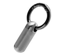 Titanium Pill Holder - Portable Container | Waterproof Pill Case, Small Keychain Pill Tube, Compact Medicine Organizer, Secure Storage Box with Locking Function for Travel, Outdoor, Hiking