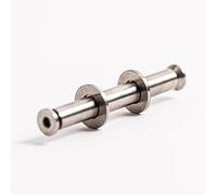 Titanium Pivot Hinge Spindle Pin Axle+ and Washers for Brompton Contactor of Rear Triangle and Main frame Bolts & Screws (TITANIUM COLOR)