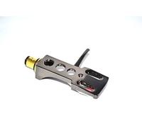 Titanium plated Headshell Cartridge mount with gold connectors for Sony PS X35, PS X40, PS X5, PS X50, PS X6, PS X60, PS X65, PS X7, PS X70, PS X75, PS X9 Turntable tonearms